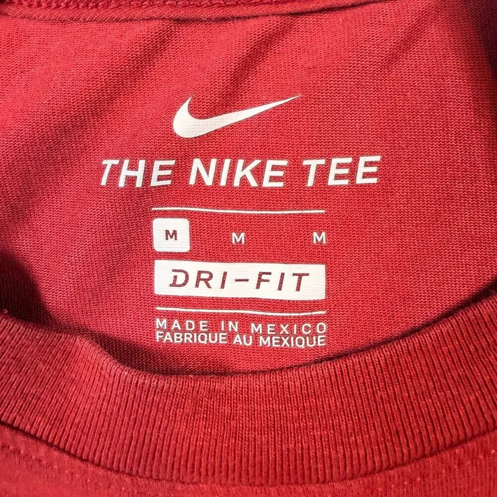 Nike Stanford Fear The Tree Dri-FIT T Shirt Mens Red Size Medium